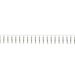 LED-Lichterkette 2,2 m mit 20 Eiszapfen und 20 LEDs