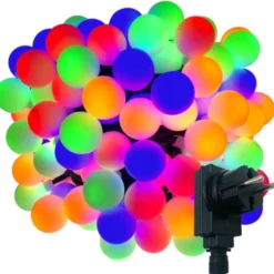 LED-Lichterkette 17,9 m mit 180 LEDs bunt