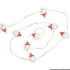 LED-Lichterkette 2,2 m mit Weihnachtsmann-Motiv und 20 LEDs
