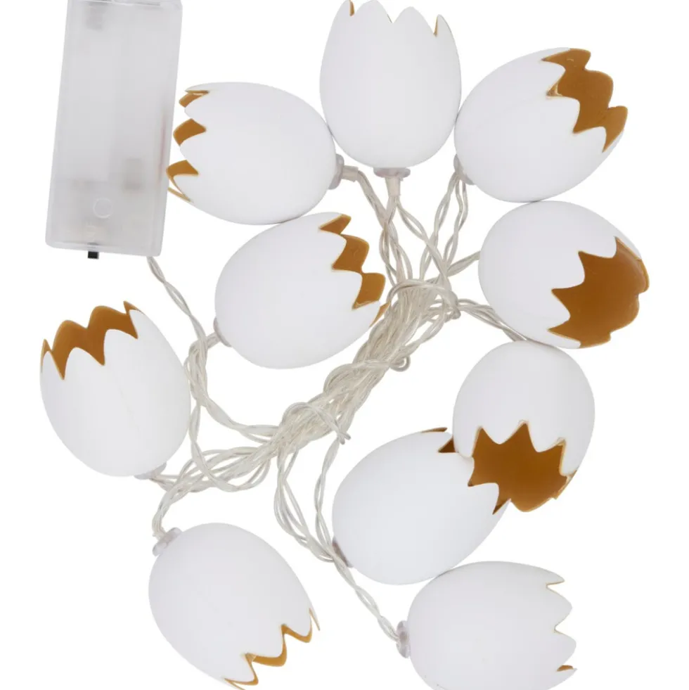 LED-Lichterkette Ostereier 135 cm