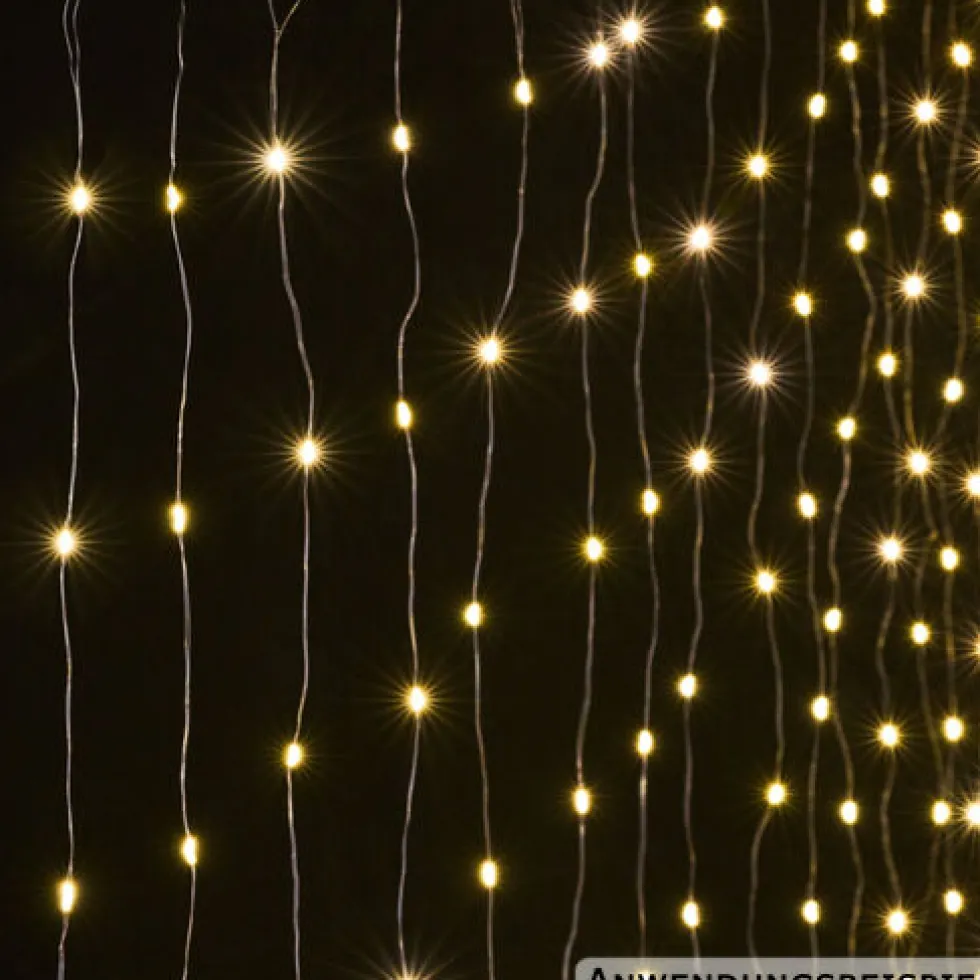 LED-Lichtervorhang mit 400 Mini-LEDs