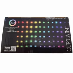 LED Lichtervorhang RGB 120 LEDs 300 x 60 cm IP 44