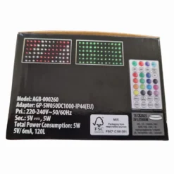 LED Lichtervorhang RGB 120 LEDs 300 x 60 cm IP 44