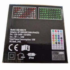 LED-Lichtervorhang RGB 240 LEDs 600 x 60 cm IP 44