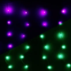 LED-Lichtervorhang RGB 240 LEDs 600 x 60 cm IP 44