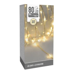 LED-Lichtschlauch 9 m mit 80 warmweißen LEDs