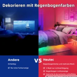 LED-Lichtschlauch "Neon Flex Rainbow" 5 Meter