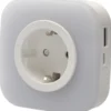 LED-Nachtlicht 3-in-1 mit Dämmerungssensor USB-C USB-A