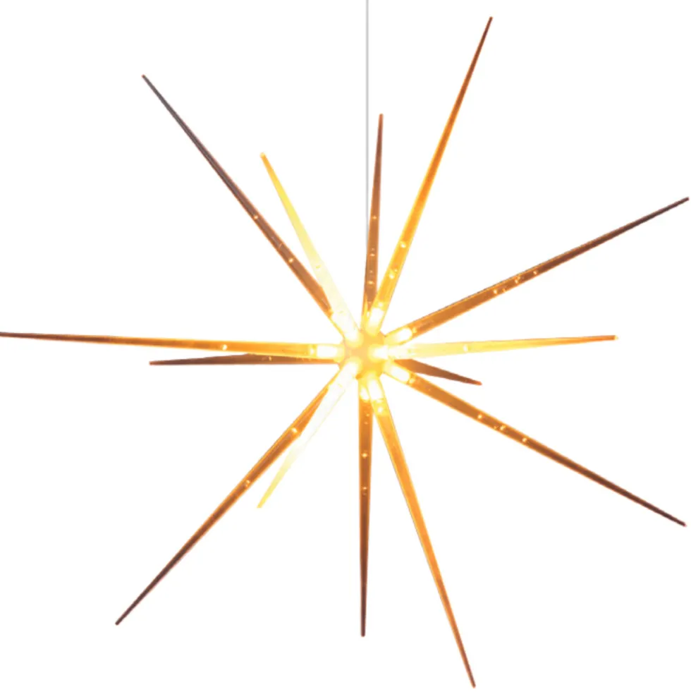 LED-Polarstern IP 44 mit 8 Funktionen und Timer