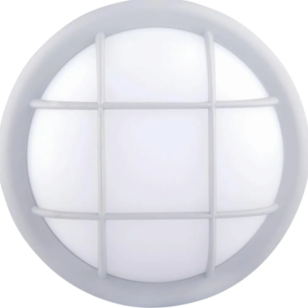 LED-Rundleuchte Kunststoff 12 W mit Schutzgitter IP54