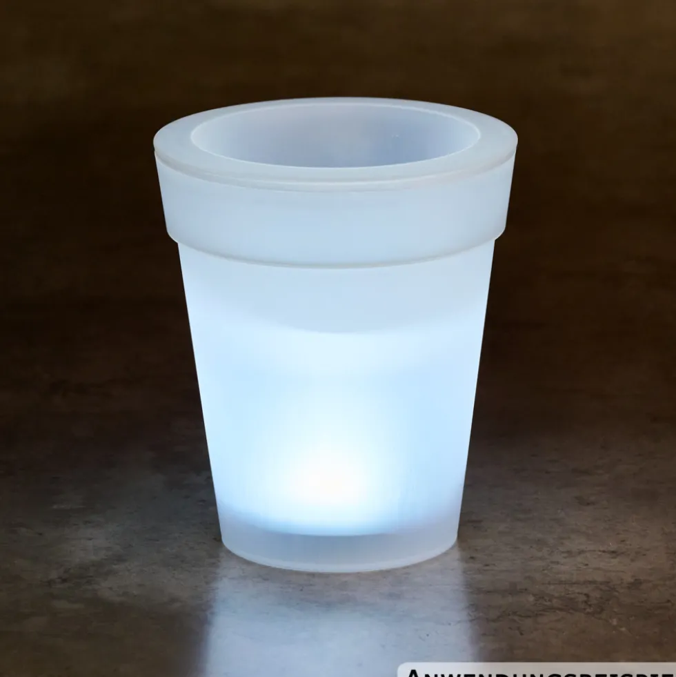LED-Solar-Blumentopf Ø 16,5 cm