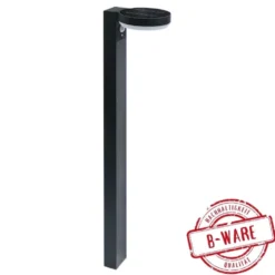 LED-Solarbodenleuchte rund 90 cm mit Bewegungsmelder und Bodenspieß B-Ware