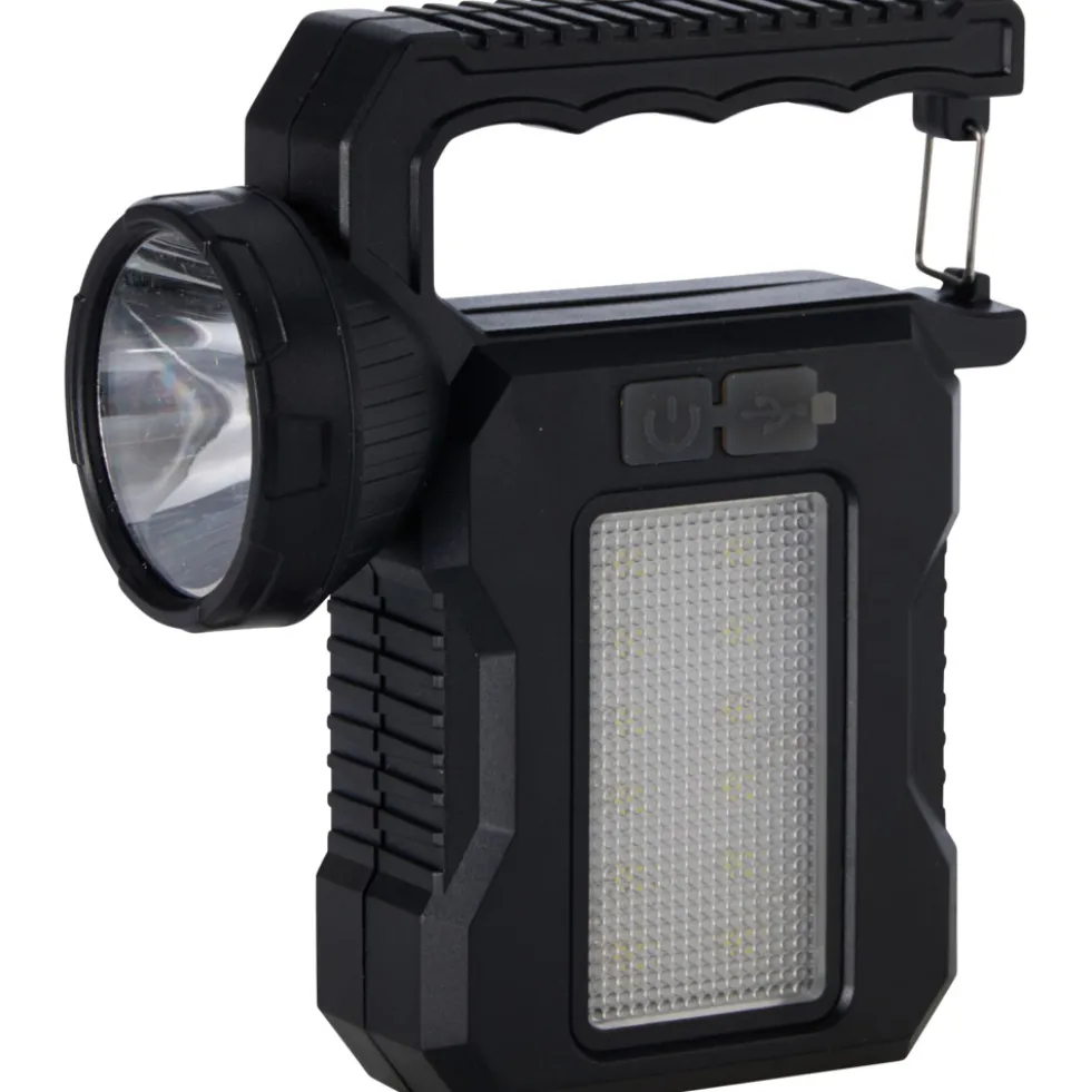 LED-Solar-Campinglampe mit USB-Aufladung