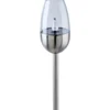 LED-Solar-Gartenfackel 112 cm aus Edelstahl