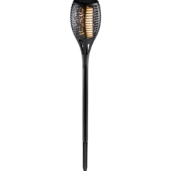 LED-Solar-Gartenfackel mit Erdspieß 69,5cm