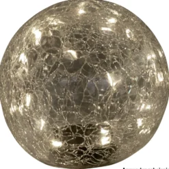 LED-Solarkugelleuchte Ø 25 cm mit Crashglas, 30 LED
