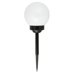 LED-Solar-Kugelleuchte Ø 30 cm mit Bodenspieß