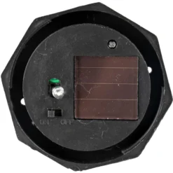 LED-Solarkugelleuchte Ø 10 cm mit Balkonhalterung
