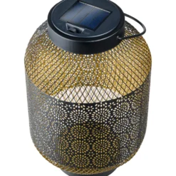 LED-Solar-Laterne aus Metall
