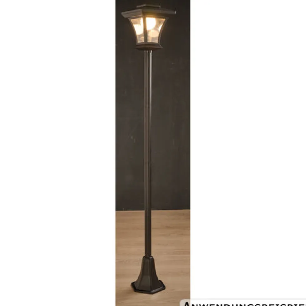LED-Solarlaterne 180 cm mit Befestigungsmaterial