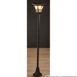 LED-Solarlaterne 180 cm mit Befestigungsmaterial