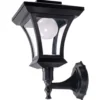LED-Solarlaterne mit Wandhalterung