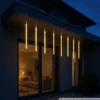 LED-Solar Lichterkette Meteor 192 LED warmweiß