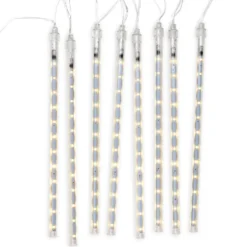 LED-Solar Lichterkette Meteor 192 LED warmweiß