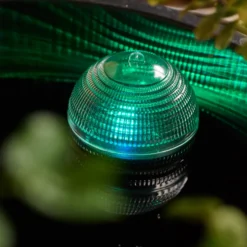 LED Solar Schwimmkugel Ø 8 cm aus Kunststoff mit Farbwechsel