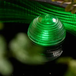 LED Solar Schwimmkugel Ø 8 cm aus Kunststoff mit Farbwechsel