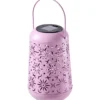 LED-Solar-Tischlampe "Mandela" rosa