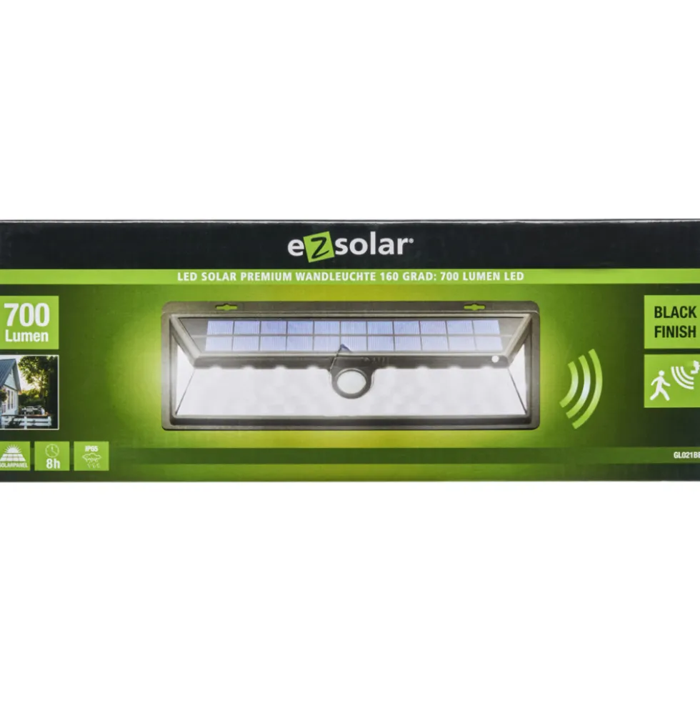 LED Solar Wandleuchte 700 Lumen BWM