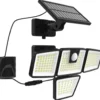 LED-Solar-Wandleuchte mit Bewegungssensor