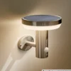 LED-Solar-Wandleuchte rund 4,4 W silber mit Bewegungsmelder B-Ware