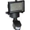 LED-Solar-Wandlicht 60 LEDs BWM schwarz
