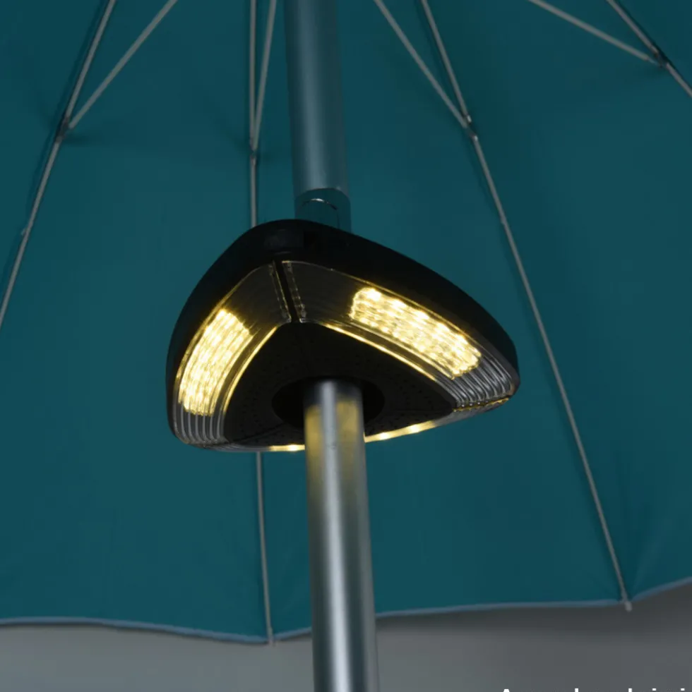 LED-Sonnenschirmbeleuchtung 19 cm mit 15 LEDs