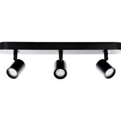 LED-Spot-Leuchte 3-flammig schwarz