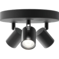 LED-Spot-Leuchte 3-flammig schwarz