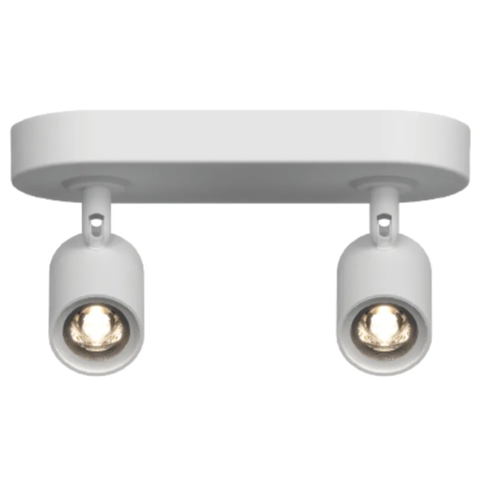 LED Spot-Leuchte 2-flammig weiß