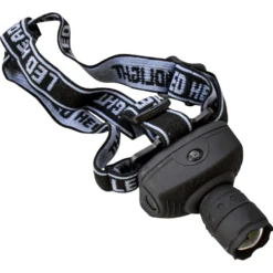 LED-Stirnlampe mit verstellbarem Kopfgurt und 3 Leuchtmodis