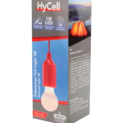 LED-Taschenlampe "Pull-Light PL1W", rot