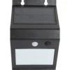 LED-Wandleuchte solarbetrieben schwarz 3 Watt PIR-Sensor
