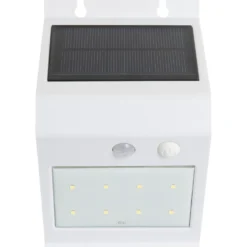 LED-Wandleuchte 3 Watt solarbetrieben weiß mit PIR-Sensor