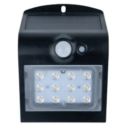 LED-Wandleuchte 1,5 W solarbetrieben warmweiß