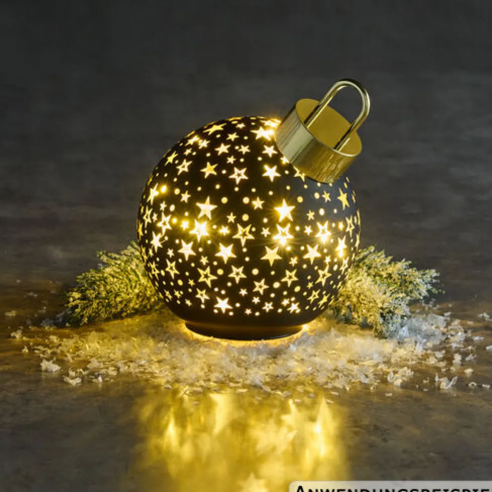 LED-Weihnachtskugel Ø 15 cm, 6-fach sortiert