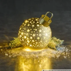 LED-Weihnachtskugel Ø 15 cm, 6-fach sortiert