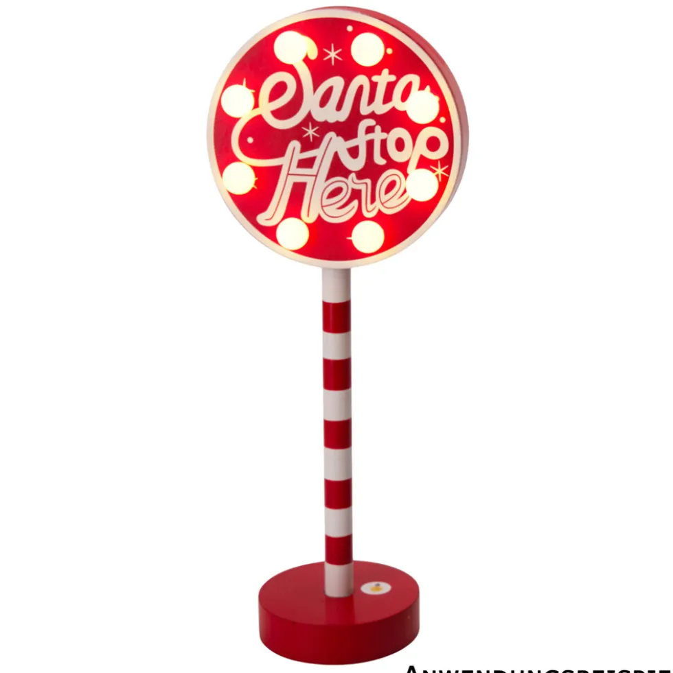 LED-Weihnachtsschild aus Holz 29 cm, 2-fach sortiert