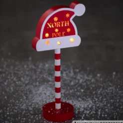 LED-Weihnachtsschild aus Holz 29 cm, 2-fach sortiert