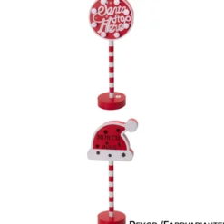 LED-Weihnachtsschild aus Holz 29 cm, 2-fach sortiert