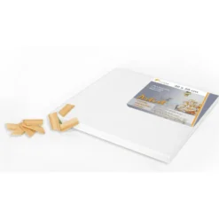 Leinwand 20 x 20 cm aus 100% Baumwolle 3-fach grundiert